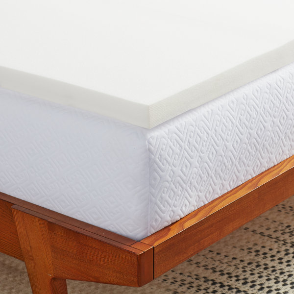White Noise 2" Polyurethane Foam Mattress Topper & Reviews Wayfair